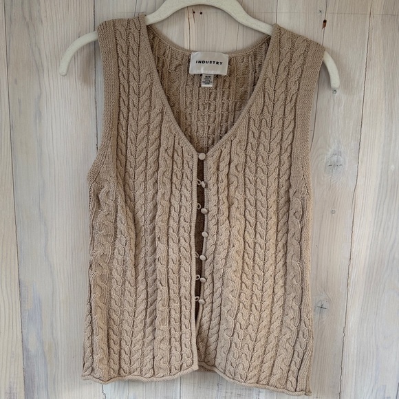 INDUSTRY Jackets & Blazers - Industry Knit Vest Sweater Size M